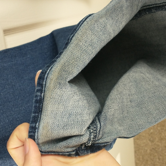 American Eagle High Rise Artist Flare Super Stretch Jeans Womens 10 Long - Picture 10 of 14